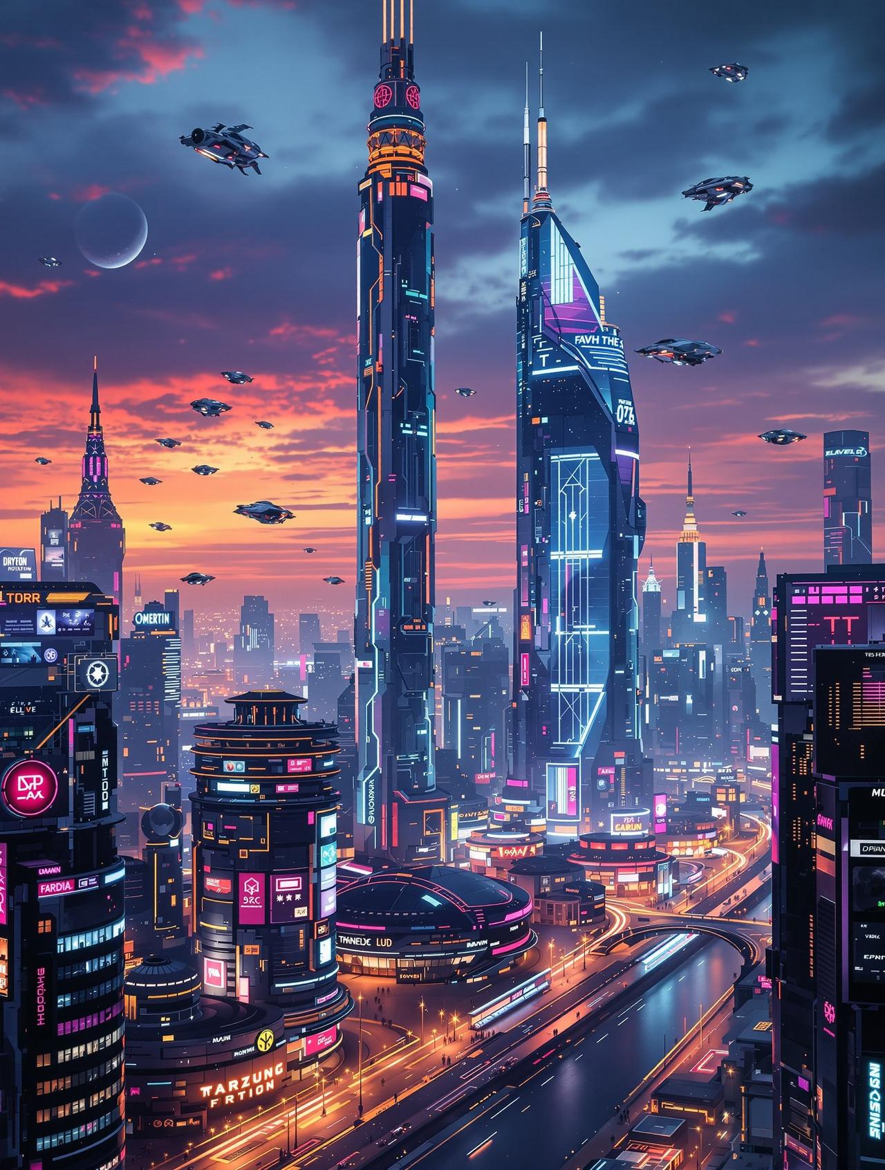 男人的影院出品科幻电影《未来都市》官方海报，展现2050年绿色智能城市的宏伟蓝图